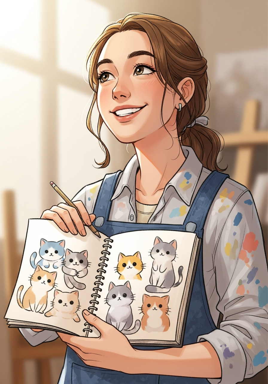 Елена Гуськова — преподаватель курса PetSketcher